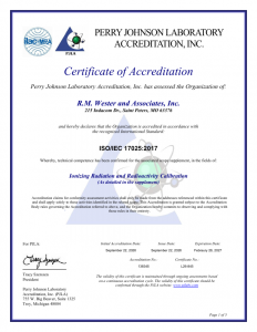 PJLA Certificate #138345